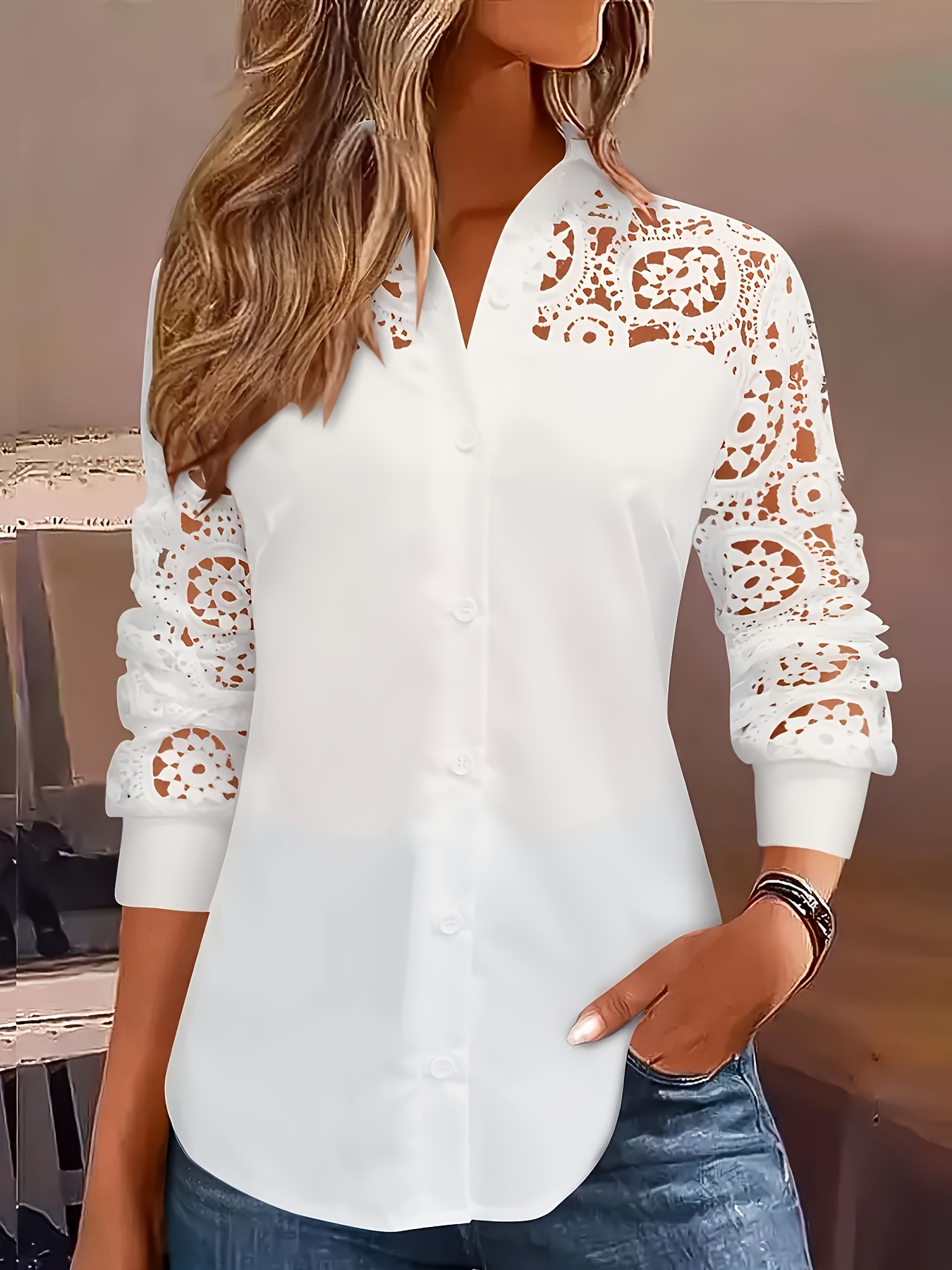 Embroidery Online - Mizaçlı Bol Kadın Gömleği Moda Günlük