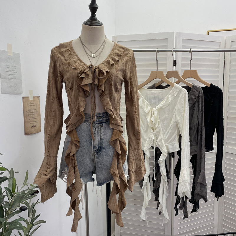 Embroidery Online - ISAROSE Wasteland Tarzı Hırka Kadınlar için