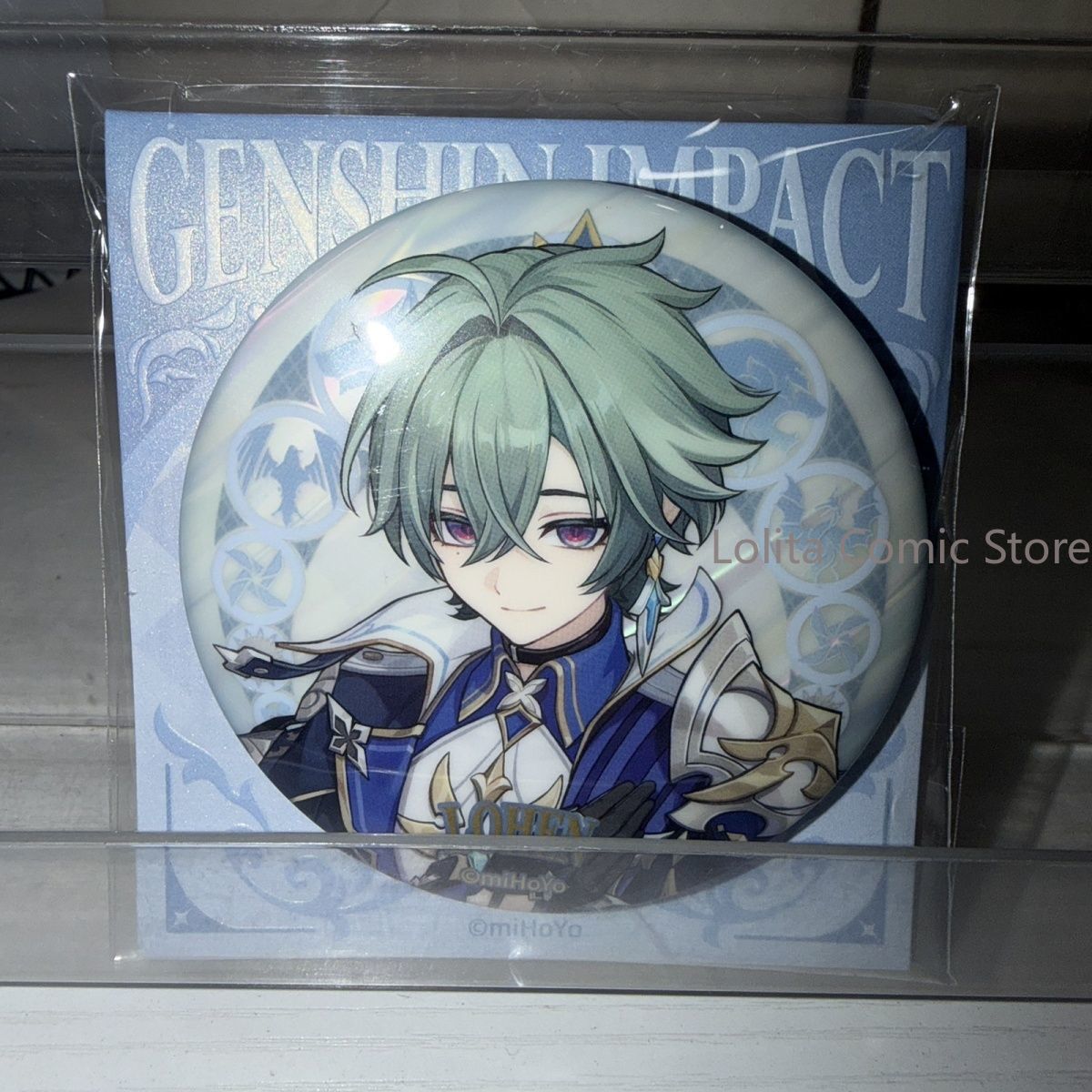 Embroidery Reddit - Anime Genshin Impact Lohen Cosplay Rozeti,