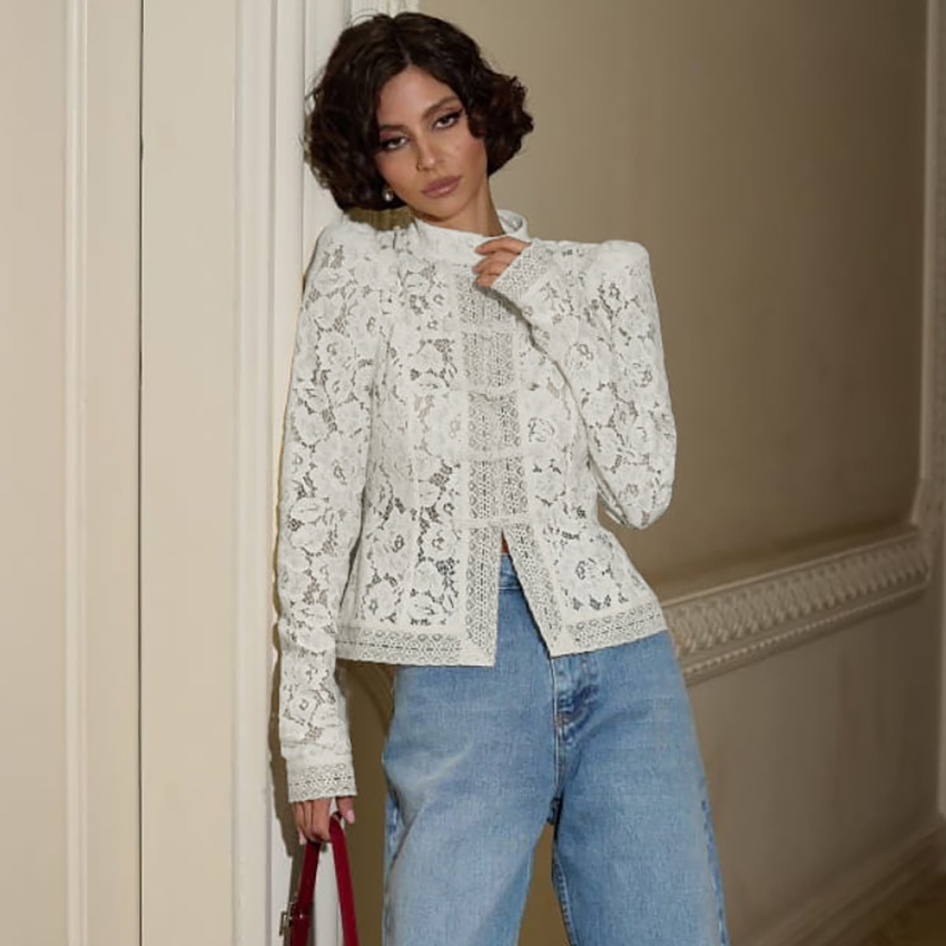 Linad Zarif Nakış Puf Kollu Be - Embroidery Cotton Shirt incelemesi ve fiyatı