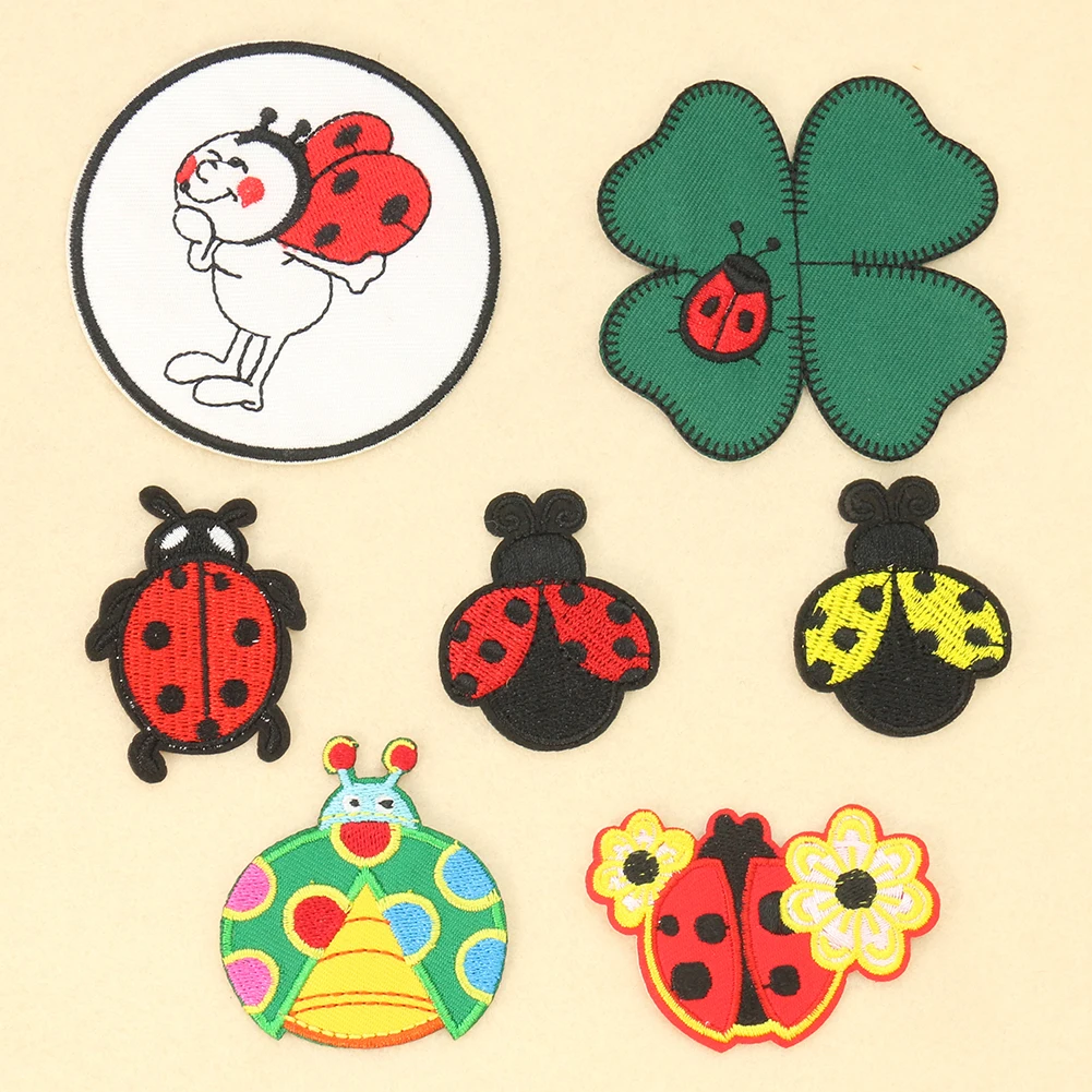 2 adet karikatür uğur böceği d - Embroidery Lady Bug incelemesi ve fiyatı