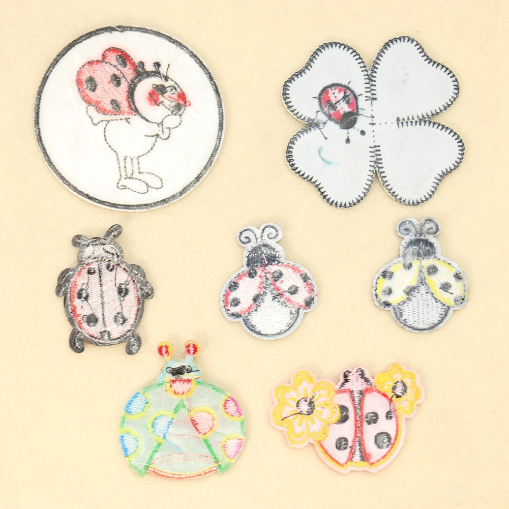 2 adet karikatür uğur böceği d - Embroidery Lady Bug incelemesi ve fiyatı