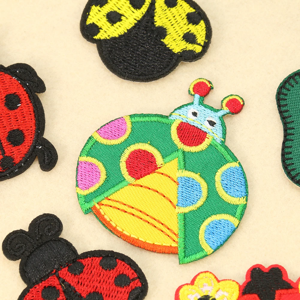 2 adet karikatür uğur böceği d - Embroidery Lady Bug incelemesi ve fiyatı